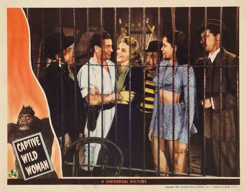 Captive Wild Woman 1943 Poster