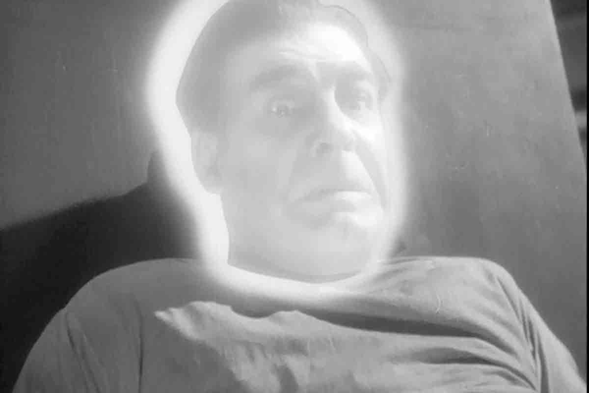 Lon Chaney Jr in a scene from Man Made Monster 1941