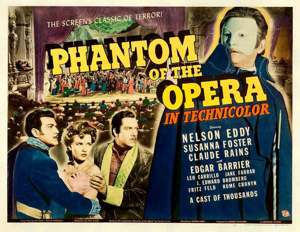 Phantom of the Opera 1943 poster