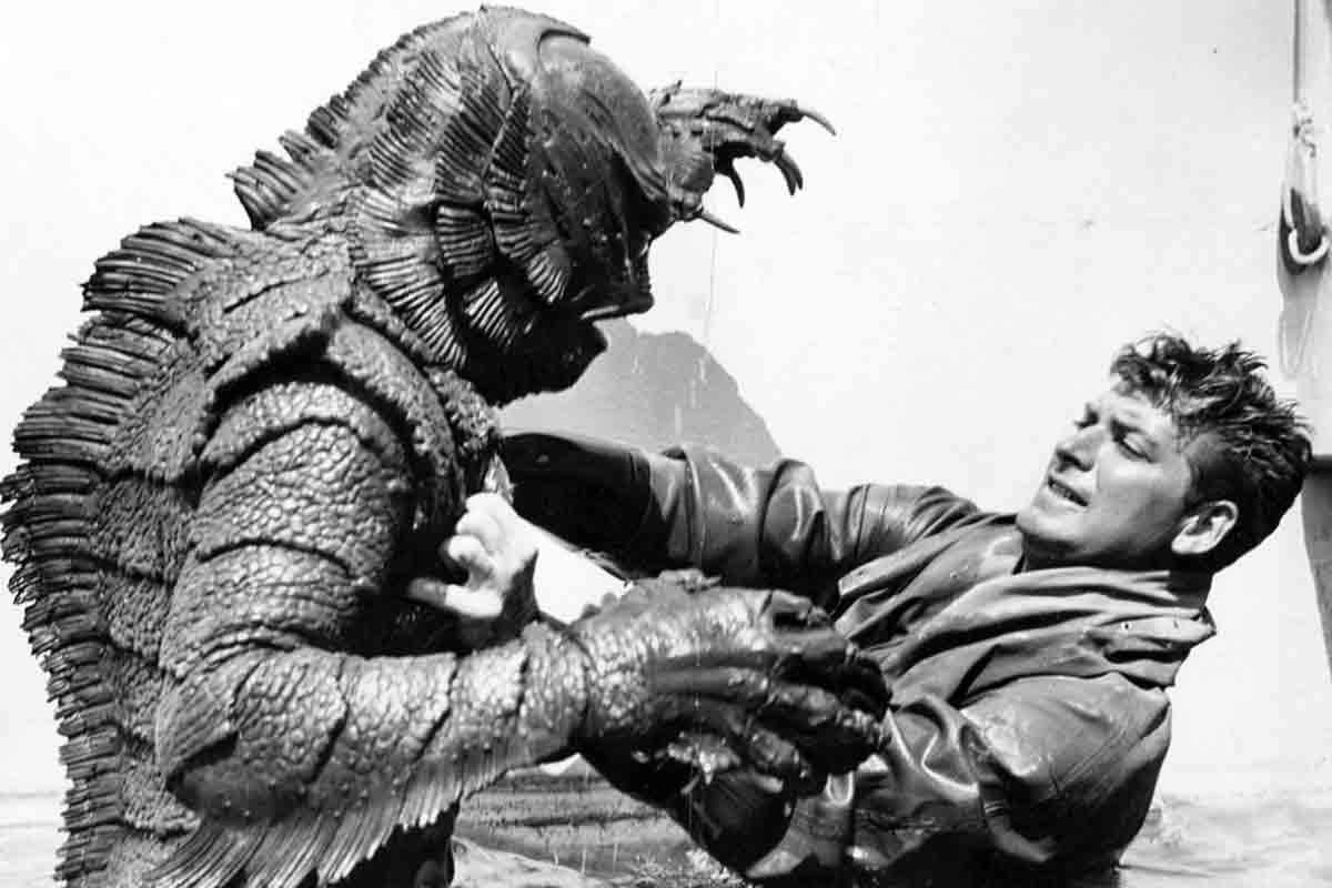 Scene from Revenge of the Creature 1955