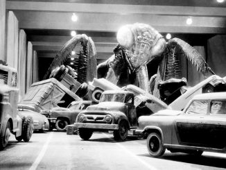 Scene from The Deadly Mantis 1957