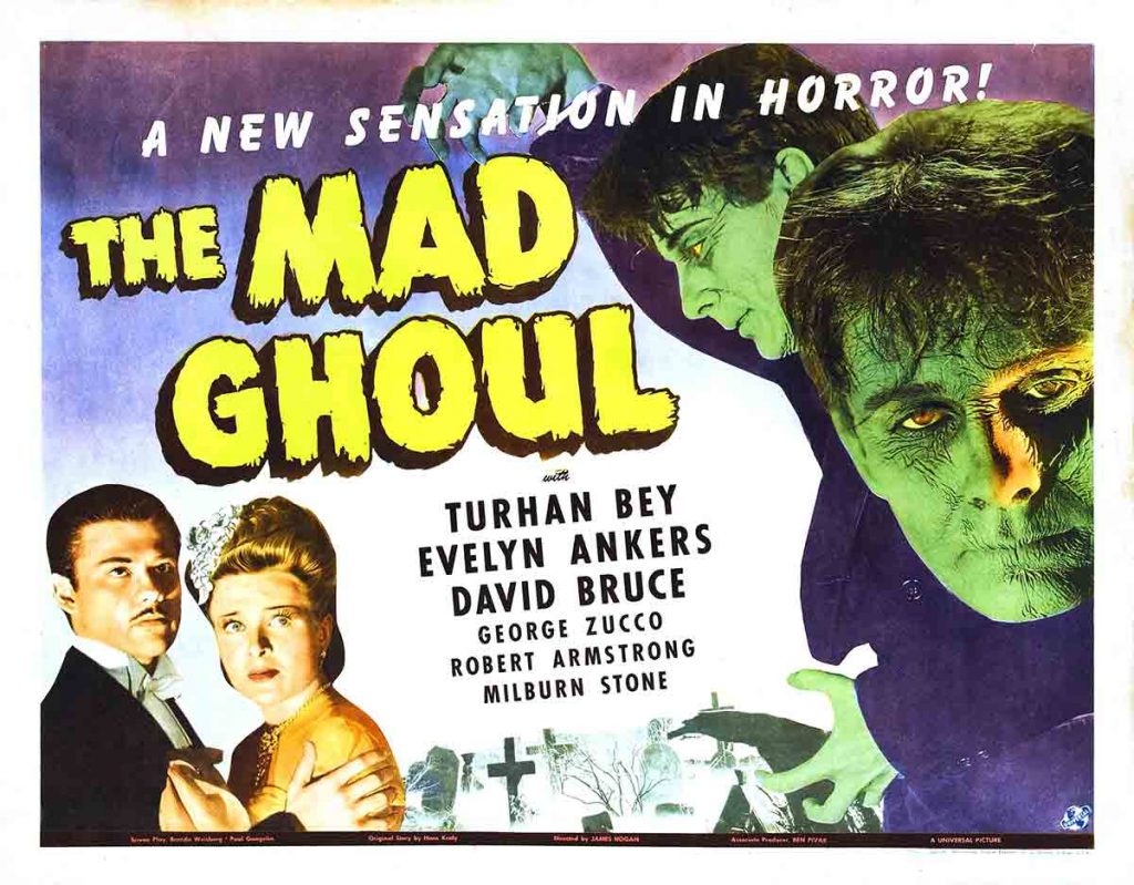 The Mad Ghoul 1943 Poster