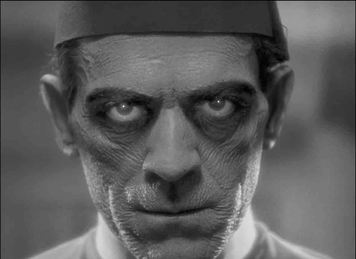 Boris Karloff in a scene from The Mummy 1932