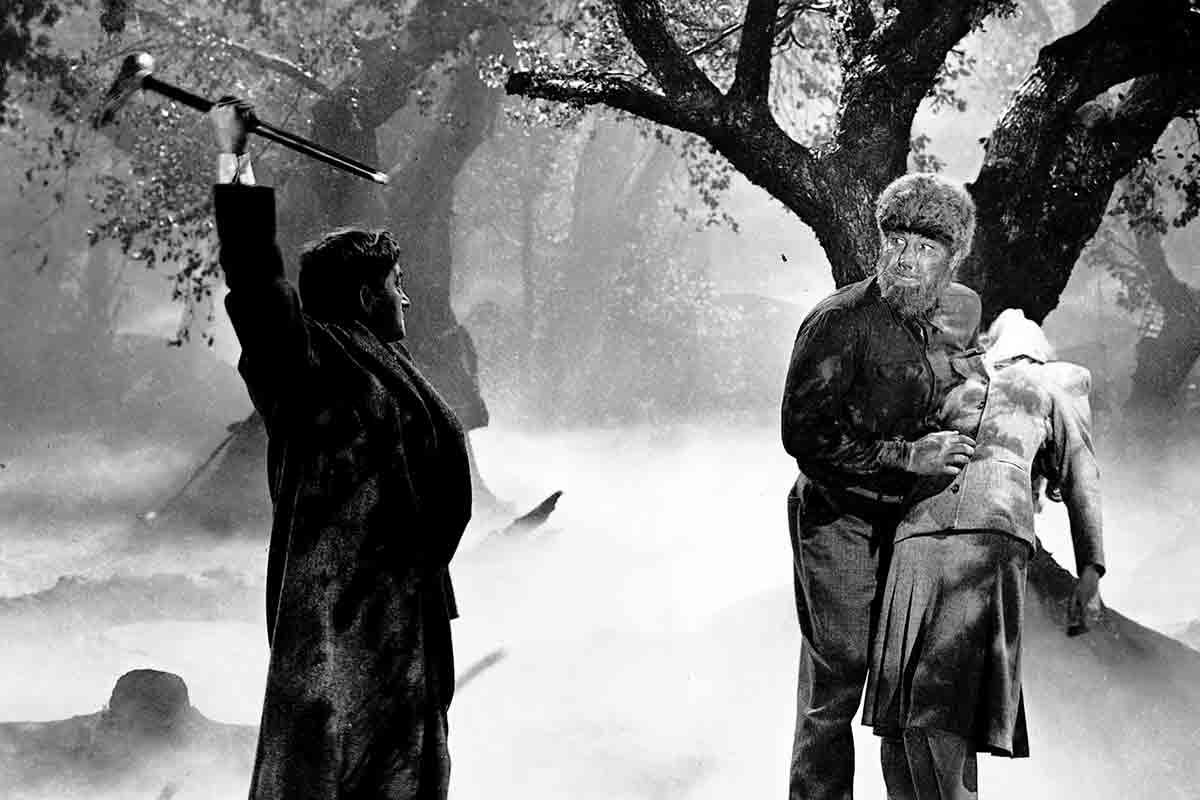 Scene from The Wolf Man 1941